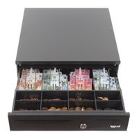 Miniatura 2 de iggual Cajón portamonedas IRON-20 42cm 4+8 negro