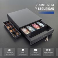 Miniatura 7 de iggual Cajón portamonedas IRON-20 42cm 4+8 negro