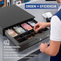 Miniatura 15 de iggual Cajón portamonedas IRON-20 42cm 4+8 negro