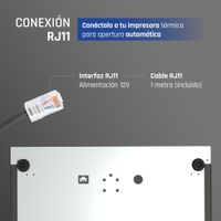 Miniatura 17 de iggual Cajón portamonedas IRON-20 42cm 4+8 negro