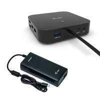 Miniatura 1 de I-TEC USB-C DUAL DISP DOCKINGEU STATION 100W + CHARGER-C11 2W