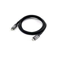 Miniatura 1 de CABLE USB-A MACHO USB-C MACHO USB 4 Gen2x2 1.2M TRANSFERENCIA 20G  100W 4K COLOR NEGRO