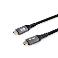 Miniatura 3 de CABLE USB-A MACHO USB-C MACHO USB 4 Gen2x2 1.2M TRANSFERENCIA 20G  100W 4K COLOR NEGRO