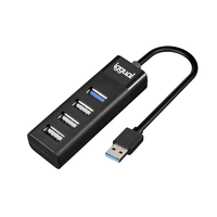 Miniatura 1 de iggual Hub USB x 3 puertos USB 2.0 + 1 USB 3.0