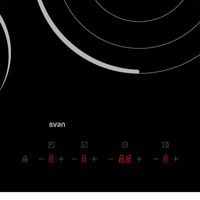 Miniatura 3 de VITROCERAMICA INDEPENDIENTE RADIANTES SVAN SV3601 3 ZONAS COCCION ANCHO 60 CM