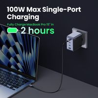 Miniatura 5 de UGREEN NEXODE S USB-A+3 USB-C 100W GAN TECH FAST CHARGER