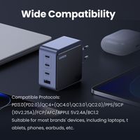 Miniatura 15 de UGREEN NEXODE S USB-A+3 USB-C 100W GAN TECH FAST CHARGER