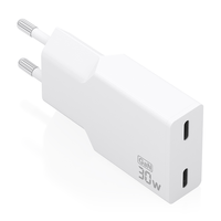 Miniatura 1 de AISENS - CARGADOR ULTRA DELGADO GaN 30W, 2xUSB-C PD3.0, BLANCO