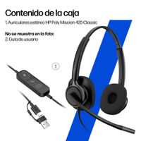 Miniatura 8 de HP Poly Mission 415 Mono Wired BULK