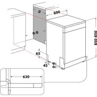 Miniatura 25 de LAVAVAJILLAS 60 CM WHIRLPOOL W7F HS51 X B 15 CUBIERTOS INOX