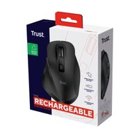 Miniatura 7 de MOUSE TRUST FYDA WIRELESS RECARGABLE CON FORMA CURVA NEGRO.24727
