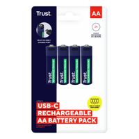 Miniatura 6 de PILAS AA RECARGABLE TRUST USB-C 1700 mAh PACK 4 UNIDADES 25631