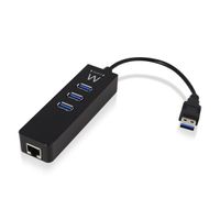 Miniatura 6 de EWENT EW1140 Hub 3 puertos 3.1+ 1Gbps