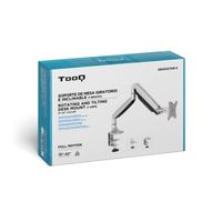 Miniatura 3 de SOPORTE MESA MONITOR/TV TOOQ DB3032TNR-S 13´´/32´´ MAX.9KG PLATA 1 BRAZO