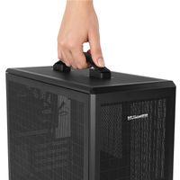 Miniatura 6 de NOX Hummer Mini torre M-ATX portable mesh Ngr  Negro