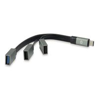Miniatura 2 de HUB USB 3.1 USB-C CONCEPTRONIC HUBBIES 1 PUERTO USB 3.0 + 2 PUERTOS USB 2.0 COLOR GRIS