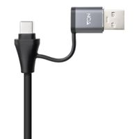 Miniatura 4 de Nanocable Conversor USB-C+USB-A/M 3.0 RJ45 15cm