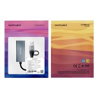 Miniatura 5 de Nanocable Conversor USB-C+USB-A/M 3.0 RJ45 15cm
