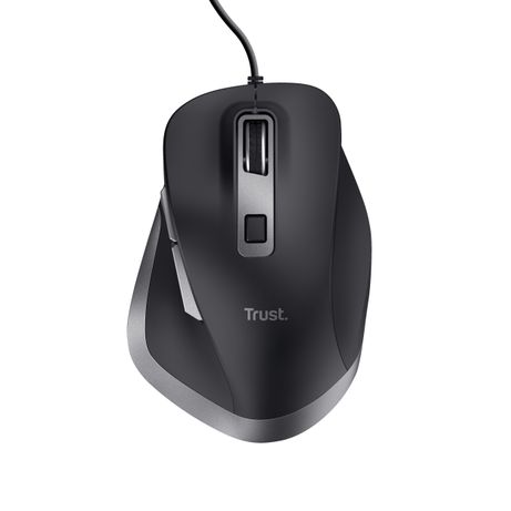 MOUSE TRUST FYDA CON CABLE, 6 BOTONTES, RUEDA DESPLAZAMIENTO 5000DPI NEGRO 24728 - Imagen 4 de 9 MOUSE TRUST FYDA CON CABLE, 6 BOTONTES, RUEDA DESPLAZAMIENTO 5000DPI NEGRO 24728 - Imagen 4 de 9