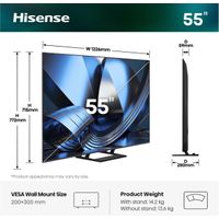 Miniatura 3 de Televisor HISENSE 55"  55U7SE ULED 4K Ultra HD