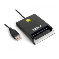 Miniatura 14 de iggual Lector tarjetas ID DNI SIP USB 2.0 negro