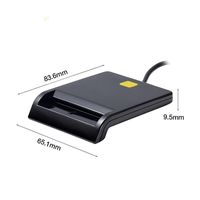 Miniatura 15 de iggual Lector tarjetas ID DNI SIP USB 2.0 negro