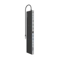 Miniatura 4 de AISENS USB C Dock 13 en 1  USB C A 2xHDMI  1xDisplayPort  1xRJ45  3xUSB A  2xUSB C  1xUSB C PD  1xSD  1xMicro SD  1xAudio  1xRanura Kensington  30cm