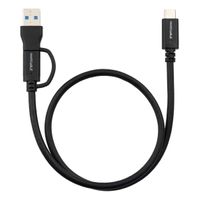Miniatura 3 de Nanocable Cable USB-C+USB-A/USB-C 3.2 GEN2 0.5M