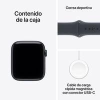 Miniatura 3 de Apple Watch SE 3 GPS 44mm Midnight Aluminium Case with Midnight Sport Band - M/L