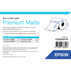 PREMIUM MATTE LABEL - DIE-CUT ROLL: