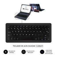 Miniatura 5 de FUNDA Y TECLADO TABLET 10.1´´ SUBBLIM ENGLAND