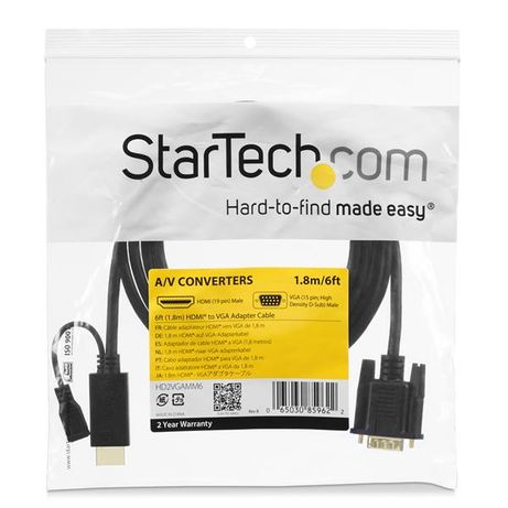 1.8M HDMI TO VGA ACTIVE ADAPTER - Imagen 2 de 6 1.8M HDMI TO VGA ACTIVE ADAPTER - Imagen 2 de 6