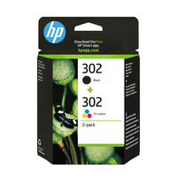 Miniatura 1 de PACK COMBO CARTUCHOS HP 302 NEGRO + TRICOLOR