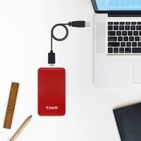 Miniatura 5 de CAJA HDD TOOQ TQE-2528R 2.5´´ SATA3 USB3.1 9,5MM ROJA
