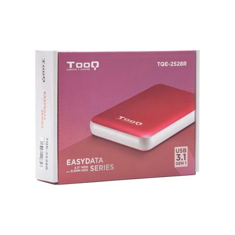 CAJA HDD TOOQ TQE-2528R 2.5´´ SATA3 USB3.1 9,5MM ROJA - Imagen 6 de 6 CAJA HDD TOOQ TQE-2528R 2.5´´ SATA3 USB3.1 9,5MM ROJA - Imagen 6 de 6