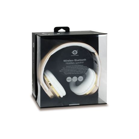 AURICULARES + MICRO BLUETOOTH CHSPBTNFCSPKG CONCEPTRONIC FUNCION ALTAVOZ DORADO - Imagen 2 de 6 AURICULARES + MICRO BLUETOOTH CHSPBTNFCSPKG CONCEPTRONIC FUNCION ALTAVOZ DORADO - Imagen 2 de 6