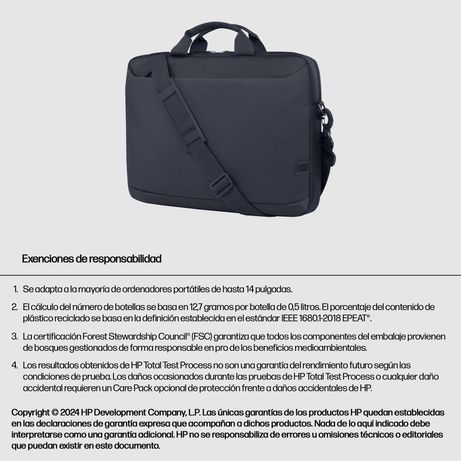 HP EVDAY 14 ODYSSEY GRAY LAPTOPBRIEFCASE - Imagen 7 de 11 HP EVDAY 14 ODYSSEY GRAY LAPTOPBRIEFCASE - Imagen 7 de 11