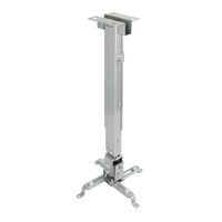 Miniatura 1 de SOPORTE TECHO PROYECTOR TOOQ PJ2012T-SPLATA 130/430 - 650 mm MAX 20 KG