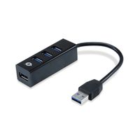 Miniatura 5 de HUB USB 3.0 CONCEPTRONIC HUBBIES04B 4 PUERTOS USB 3.0 COLOR NEGRO Y ADAPTADOR A USB-C