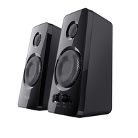 Miniatura 1 de ALTAVOCES TRUST 2.0 TYTAN 18W RMS 36W MAX AUTOALIMENTADO USB CONEXION FRONTAL AURICULARES NEGRO  21560