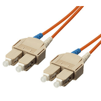 Miniatura 1 de CABLE FIBRA OPTICA MULTIMODO SC/SC LSOH 1M COLOR NARANJA