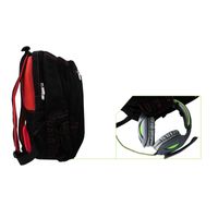 Miniatura 3 de MOCHILA GAMING 15.6" KEEP OUT BK7R ROJA