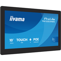 IIYAMA 10,1" PANEL-PC WITH ANDROID 13+GMS, SOC QUAD-CORE RK3568 4GB, STORAGE 32GB, PCAP 10-POINTS TOUCH, 1280X800, IPS PANEL, SPEAKERS, POE, WIFI