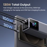 Miniatura 6 de UGREEN POWER BANK NEXODE 130W - 20000MAH - CARGA RAPIDA - GRIS