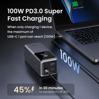 Miniatura 8 de UGREEN POWER BANK NEXODE 130W - 20000MAH - CARGA RAPIDA - GRIS