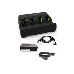 3600 BATTERY CHARGER KIT: INCLUDES 4 SLOT CHARGER (SAC3600-4001CR)    POWER SUPPLY (PWR-BGA12V50W0WW), DC LINE CORD (CBL-DC-451A1-01) & AC