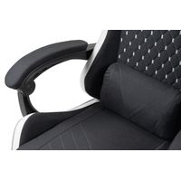 Miniatura 12 de SILLA GAMER MARS GAMING MGCXFGRBL NEGRA Y BLANCA RECLINABLE REPOSABRAZO AJUSTABLE REPOSAPIES COJINES
