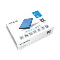 Miniatura 2 de AISENS Caja Externa 2,5" ASE-2525BLU 9.5mm SATA a USB 3.0/USB3.1 Gen1, Azul