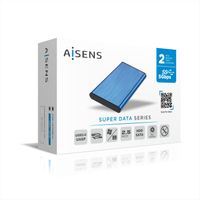 Miniatura 4 de AISENS Caja Externa 2,5" ASE-2525BLU 9.5mm SATA a USB 3.0/USB3.1 Gen1, Azul