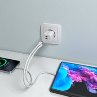 Miniatura 7 de AISENS Cargador GaN 65W  2xUSB C PD3 0 QC4 0  Blanco
